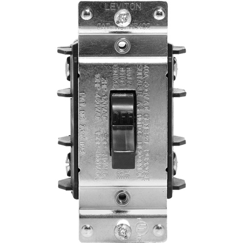 Single Phase Double Pole Disconnect Switch D. Morneault & Fils