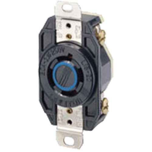 Single Flush 3-Pole 4-Wire Grounding Receptacle D. Morneault & Fils