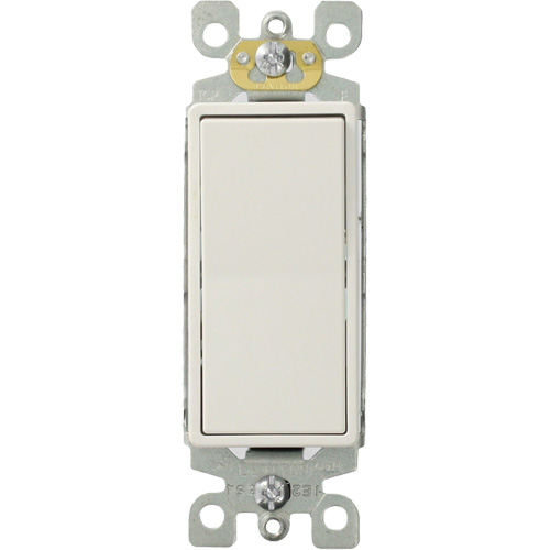 Decora&reg; Quiet Rocker Switch with 3-Way Toggle D. Morneault & Fils