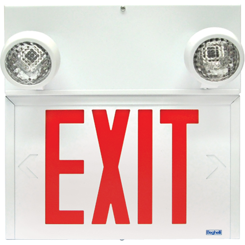 Stella Combination Signs - Exit, LED, Hardwired, 12-1/8" L x 12-1/2" W, English D. Morneault & Fils
