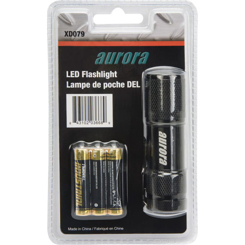 AFL200 Mini Flashlight, LED, 25 Lumens, AAA Batteries D. Morneault & Fils