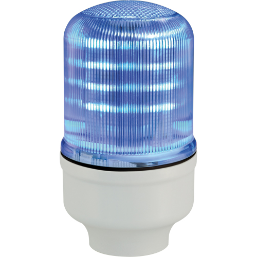 Streamline&reg; Modular Multifunctional LED Beacons, Continuous/Flashing/Rotating, Blue D. Morneault & Fils