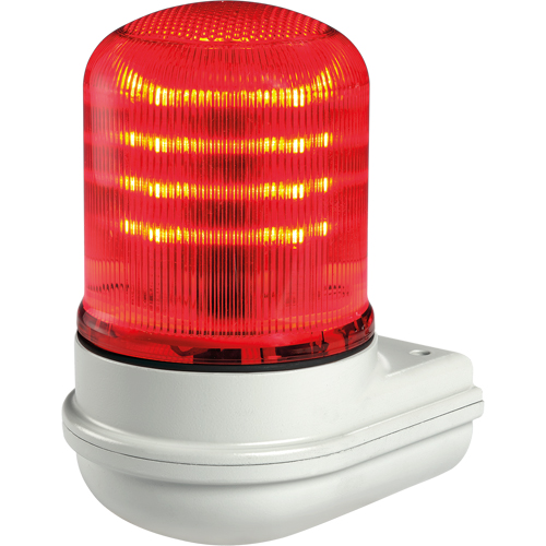 Streamline&reg; Modular Multifunctional LED Beacons, Continuous/Flashing/Rotating, Red D. Morneault & Fils