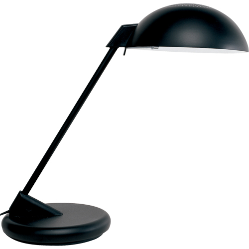 Desk Lamp, 100 W, Incandescent, Black D. Morneault & Fils