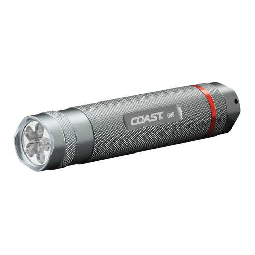 G45 Flashlight, LED, 385 Lumens, AAA Batteries D. Morneault & Fils