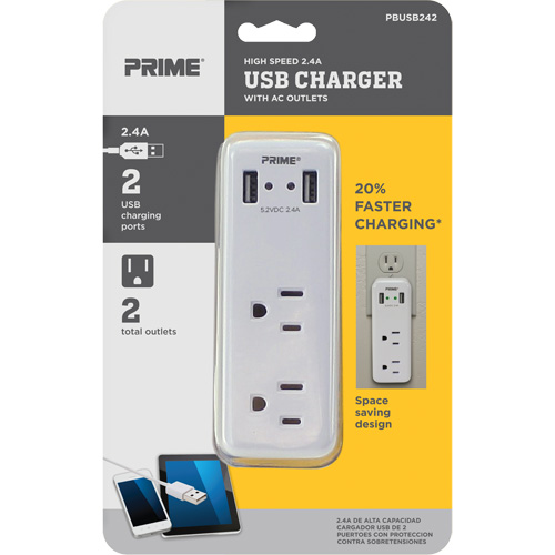 Prime&reg; USB Charger D. Morneault & Fils