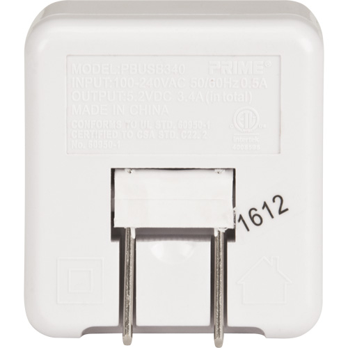 Chargeur USB Prime haute vitesse D. Morneault & Fils