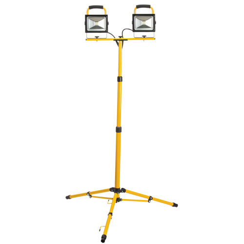 Projecteur double, DEL, 40 W, 4800 lumens, Boîtier en Aluminium D. Morneault & Fils