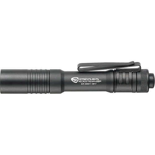 Lampe de poche porte-cl&eacute; USB MicroStream D. Morneault & Fils