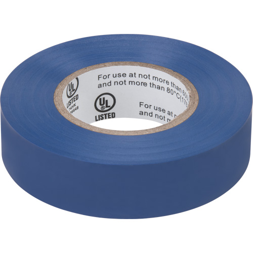 Ruban isolant, 19 mm (3/4") x 18 m (60'), Bleu, 7 mils D. Morneault & Fils