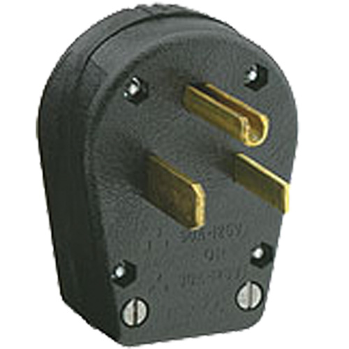 Dual Power Plug, Thermoplastic, 30 A/50 A, 250 V D. Morneault & Fils