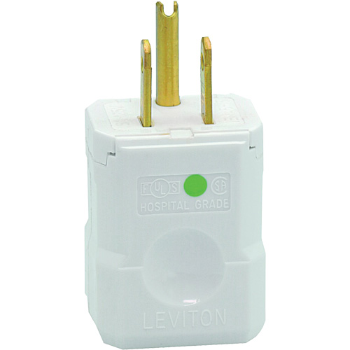 Hospital Grade Extension Plug, Nylon, 15 A, 125 V D. Morneault & Fils