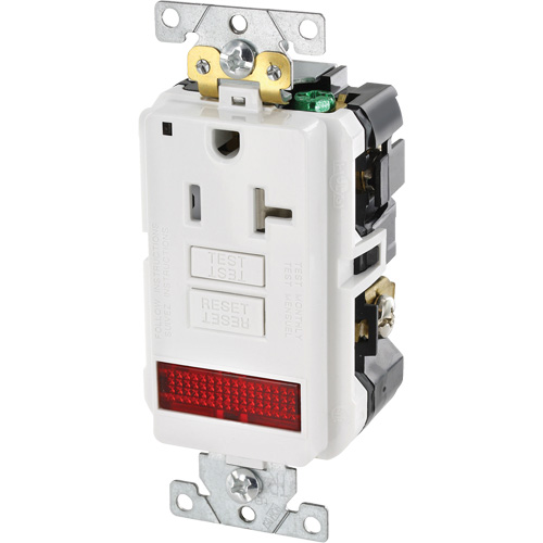 SmartlockPro&reg; Extra Heavy-Duty Self-Test GFCI Receptacle D. Morneault & Fils