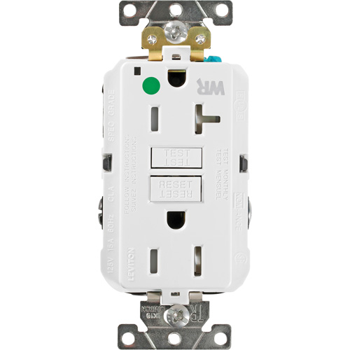 SmartlockPro&reg; Extra Heavy-Duty Self-Test GFCI Receptacle D. Morneault & Fils