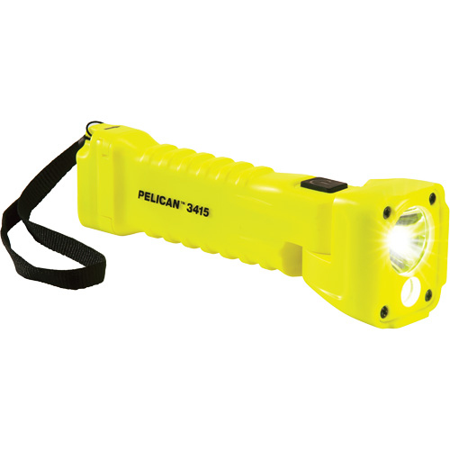 Right Angle Flashlight, LED, 336 Lumens, AA Batteries D. Morneault & Fils