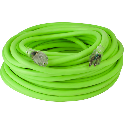 Flexzilla&reg; Pro Industrial Extension Cord, All-Weather, SJTW, 10/3 AWG, 15 A, 100' D. Morneault & Fils