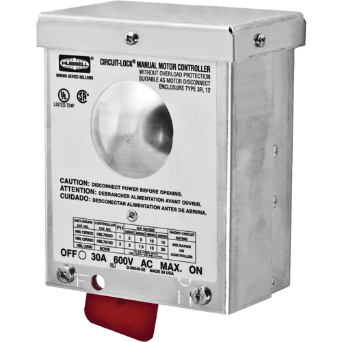Circuit-Lock&reg; NEMA 3R Enclosure Switch Disconnect D. Morneault & Fils