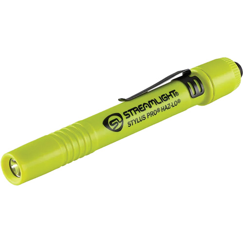 Stylus Pro&reg; HAZ-LO&reg; Intrinsically-Safe Penlight, LED, 105 Lumens, AAA Batteries, Included D. Morneault & Fils