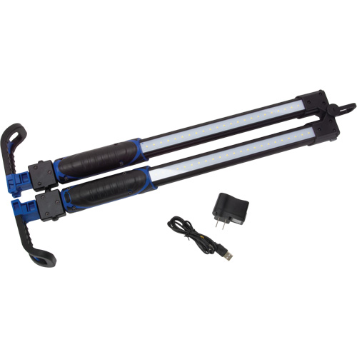 Baladeuse sous-capot pliante, Crochet, Rechargeable, 1400 lumens D. Morneault & Fils
