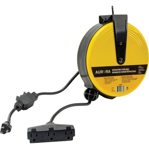 Extension Reel, 25', SJT, 14/3 Gauge, 13 A D. Morneault & Fils