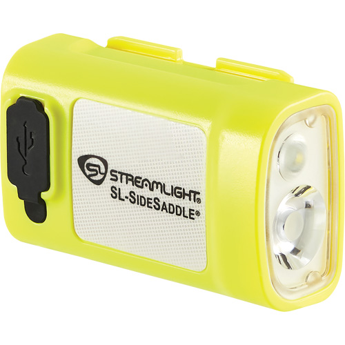 Lampe de casque SL-SIDESADDLE USB pour casques et casques de s&eacute;curit&eacute;, DEL, 350/320/400 lumens, 6,25/7/5 hres de fonctionnement, piles Rechargeable D. Morneault & Fils