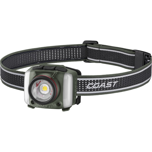 FL97R Tri-Colour Headlamp with Twist Focus & Voice Activation, LED, 830 Lumens, 2 Hrs. Run Time, Rechargeable Batteries D. Morneault & Fils