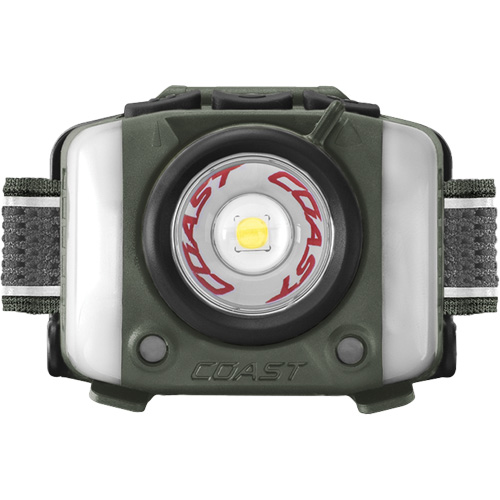 FL97R Tri-Colour Headlamp with Twist Focus & Voice Activation, LED, 830 Lumens, 2 Hrs. Run Time, Rechargeable Batteries D. Morneault & Fils