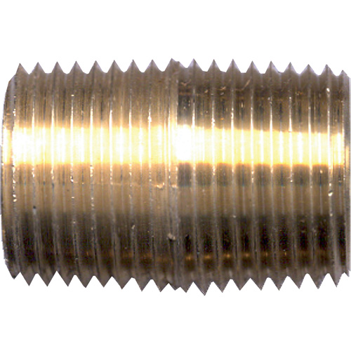 Mamelon simple, Laiton, 3/4", NPT D. Morneault & Fils