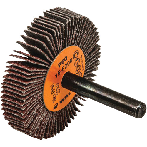 Coolcut Flap Wheel, Aluminum Oxide, 60 Grit, 2" x 3/8" x 1/4" D. Morneault & Fils