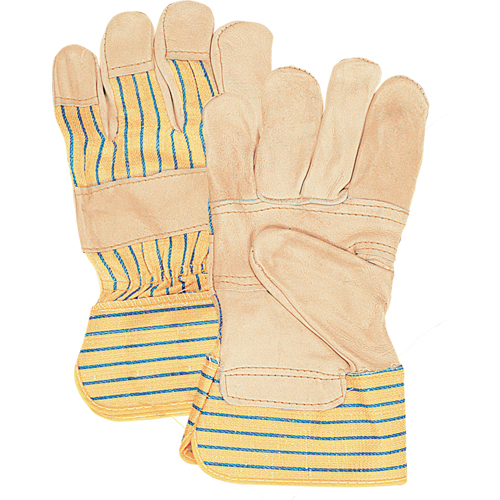 Gants d'ajusteur &agrave; paume renforc&eacute;e de premi&egrave;re qualit&eacute;, T-Grand, Paume en Cuir fleur de vache, Doublure en Coton D. Morneault & Fils