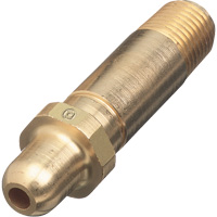 Regulator Nipple, Brass D. Morneault & Fils