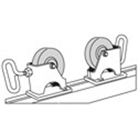 Adjust-A-Rolls&reg; Stand, 1000 lbs. Load Capacity, 36" Pipe Capacity D. Morneault & Fils