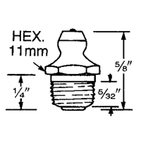 Raccord, Filetage de 10 mm D. Morneault & Fils
