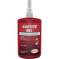 Compos&eacute; de retenue Loctite 661, 250 ml, Bouteille, Jaune D. Morneault & Fils