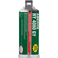 HY 4080 GY Structural Repair Hybrid Adhesive, Two-Part, Dual Cartridge, 50 g, Grey D. Morneault & Fils