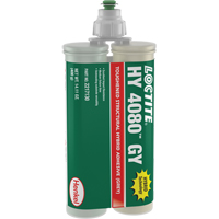 HY 4080 GY Structural Repair Hybrid Adhesive, Two-Part, Dual Cartridge, 400 g, Grey D. Morneault & Fils