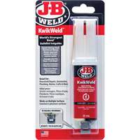 KwikWeld Adhesive, 25 ml, Syringe, Two-Part, Grey D. Morneault & Fils