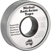 Nickel Anti-Seize Tape, 590" L x 1/2" W, Silver D. Morneault & Fils