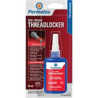 Permanent Strength Threadlocker, Red, High, 36 ml, Bottle D. Morneault & Fils