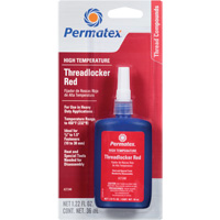 High Temperature Threadlocker, Red, High, 36 ml, Bottle D. Morneault & Fils