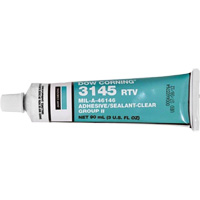 Dowsil RTV 3145 Silicone Adhesive Sealant MIL-A-46146, Tube, Clear D. Morneault & Fils