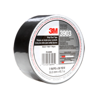 Rubans adh&eacute;sifs en vinyle 3903, 1245 mm (49") la x 46 m (151') lo, 6,5 mils, Noir D. Morneault & Fils