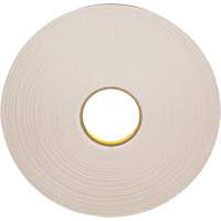 Double-Coated Foam Tape, 66 m (216') L x 12.7 mm (1/2") W, 31 mils, Polyethylene D. Morneault & Fils