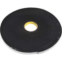 Double-Coated Foam Tape, 33 m (108') L x 12.7 mm (1/2") W, 62 mils, Polyethylene D. Morneault & Fils