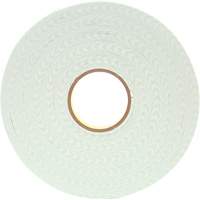 Double-Coated Urethane Foam Tape, 33 m (108') L x 25.4 mm (1") W, 62.5 mils, Urethane D. Morneault & Fils