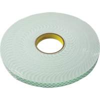 Double-Coated Foam Tape, 33 m (108') L x 18 mm (3/4") W, 62.5 mils, Urethane D. Morneault & Fils