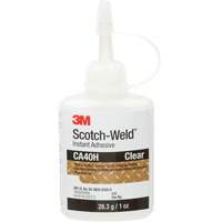 Instant Adhesive, 1 oz., Bottle, Clear D. Morneault & Fils