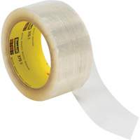 Scotch&reg; 375 Box Sealing Tape, Hot Melt Adhesive, 3.1 mils, 48 mm (1-22/25") x 1500 m (4921') D. Morneault & Fils