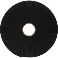 Ruban de mousse en vinyle 4504, 25,4 mm (1") la x 16,5 m (54') lo, 250 mils, Noir D. Morneault & Fils