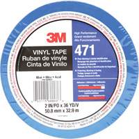 471 Vinyl Tape, 50.8 mm (2") W x 32.9 m (108') L, 5.2 mils, Blue D. Morneault & Fils